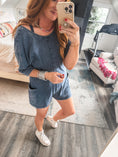 Load image into Gallery viewer, Maizy Romper - Navy
