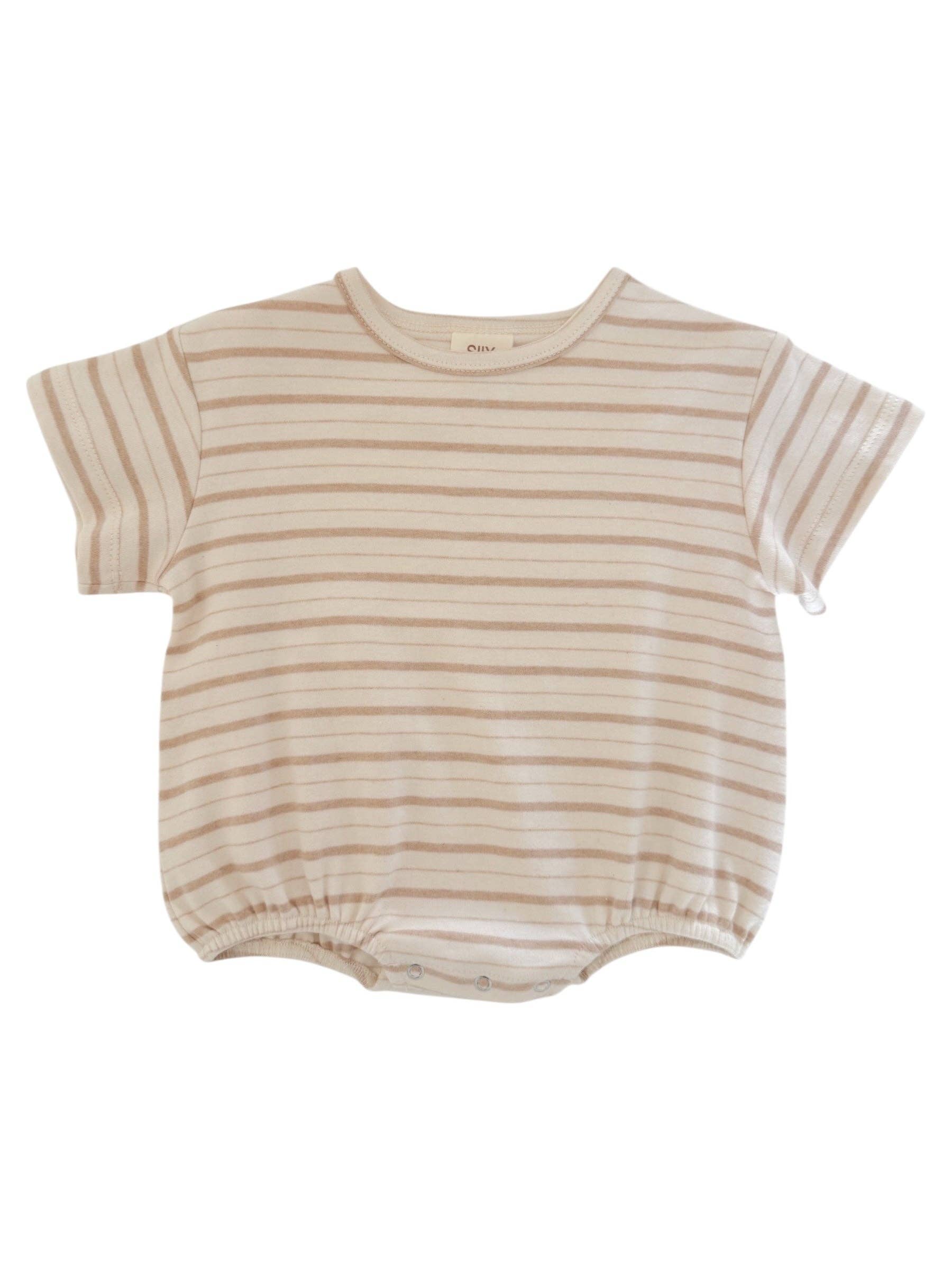 Biscuit Mixed Stripe T-Shirt Bubble