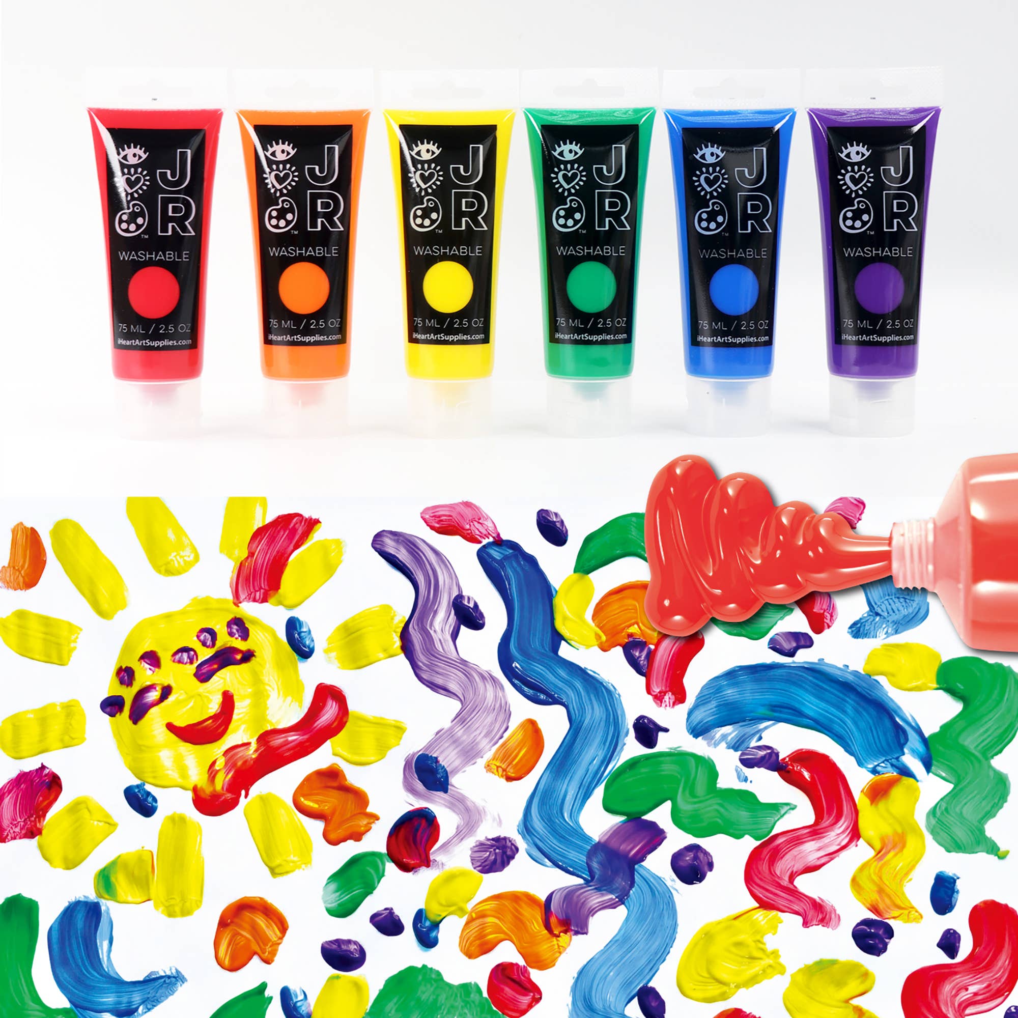 IHeartArt Jr 6 Finger Paints