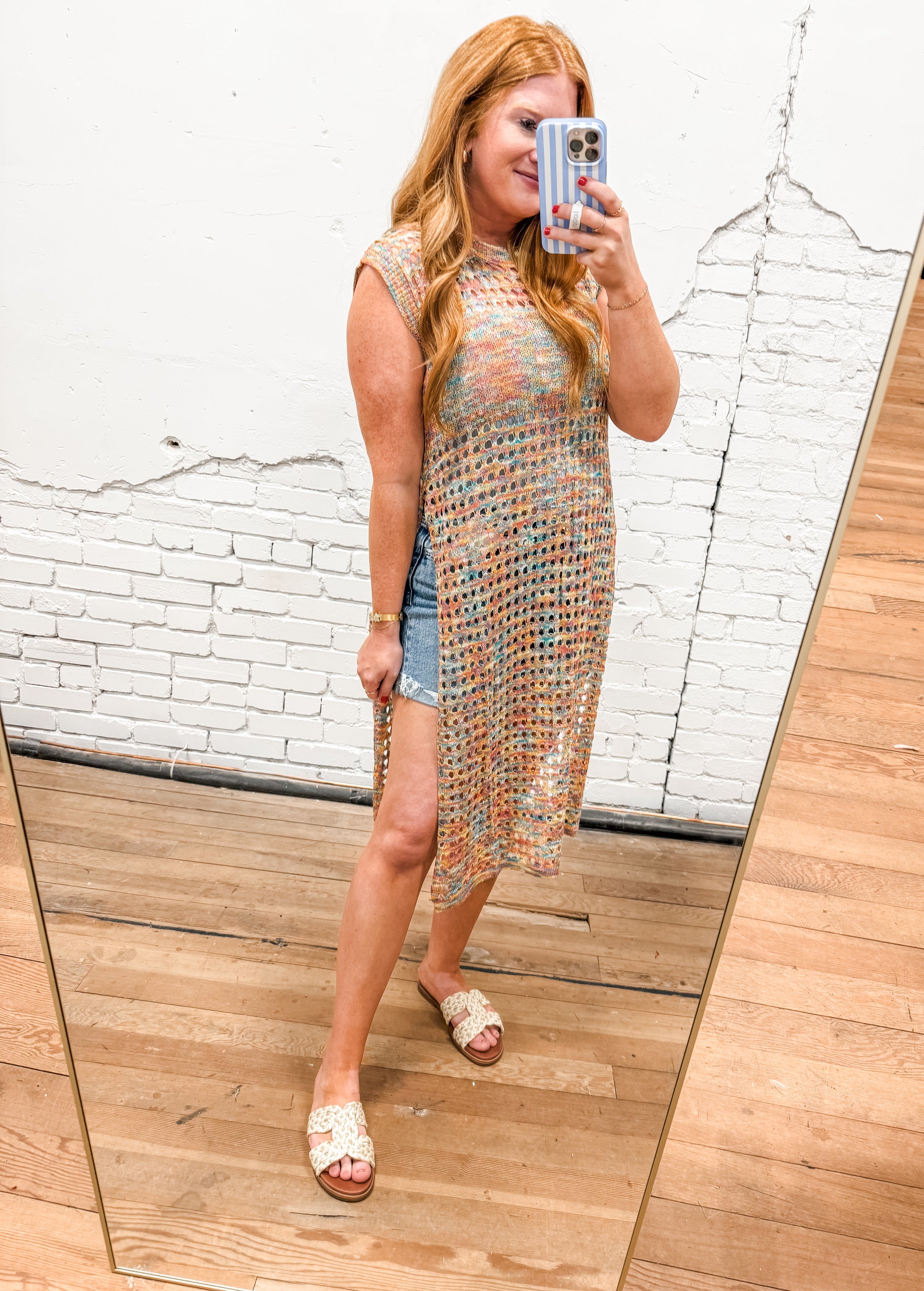 Millie Multicolor Crochet Top