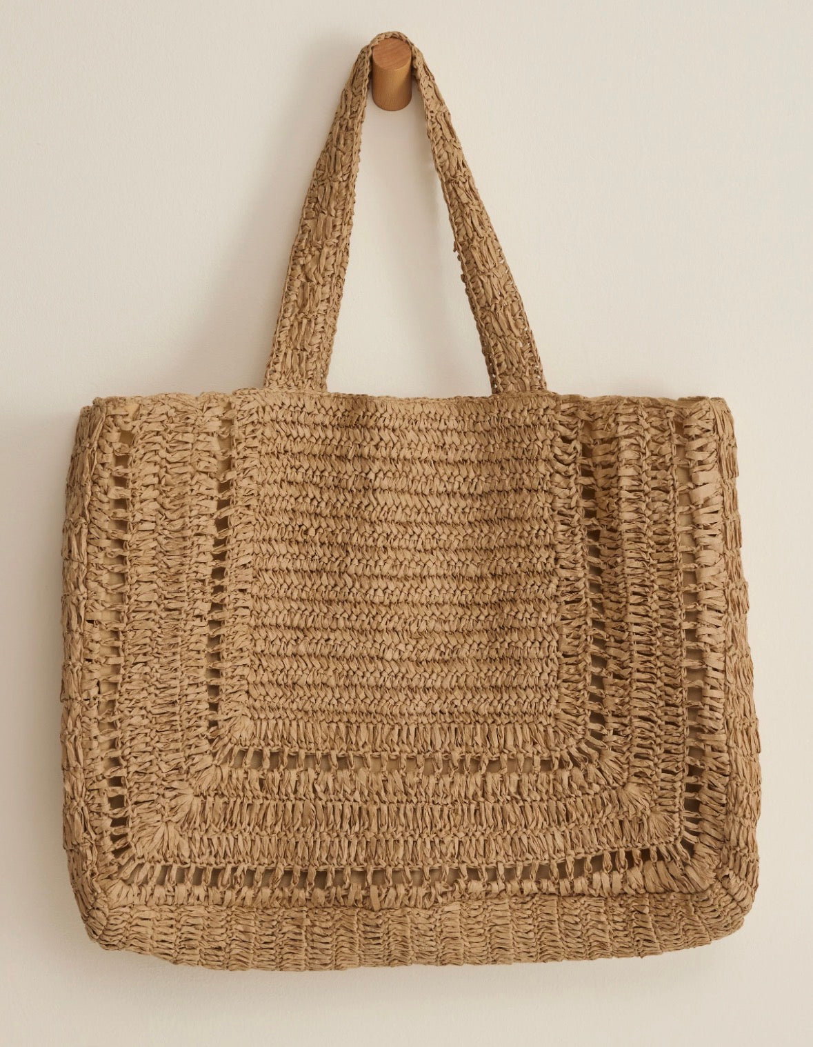 Z Supply Hideaway Raffia Tote