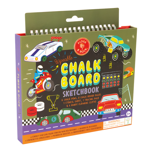 Chalk Board Sketchbook - Cars
