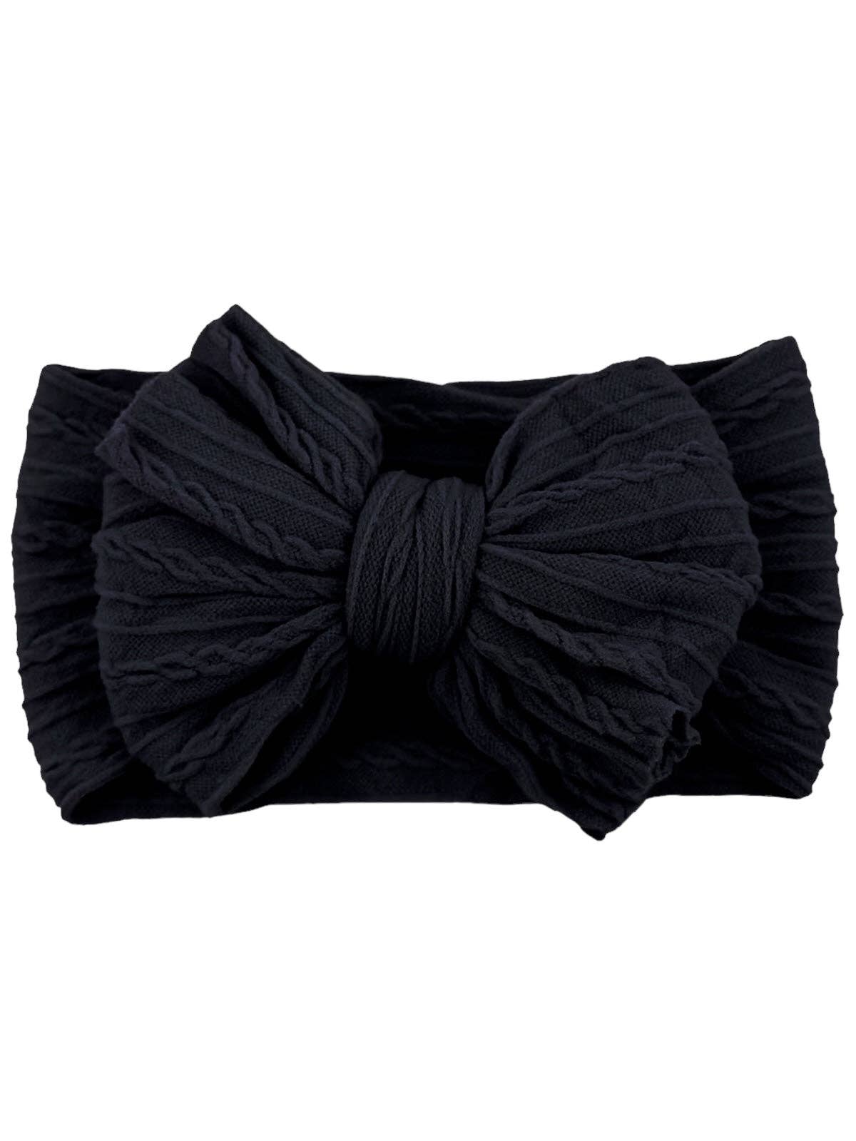 Luxe Stretch Bow - Black