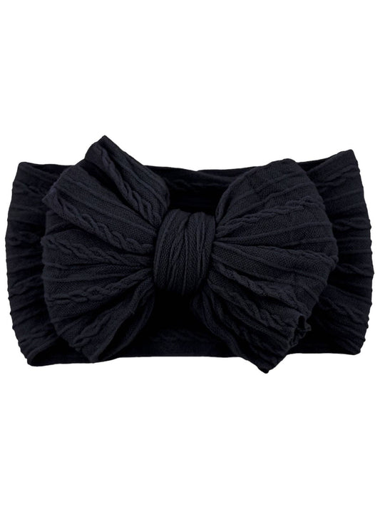 Luxe Stretch Bow - Black