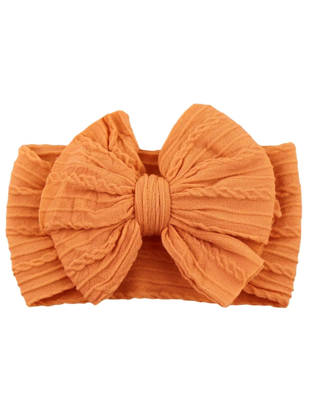 Luxe Stretch Bow - Orange