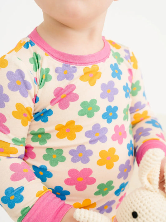 Retro Flower PJ Set