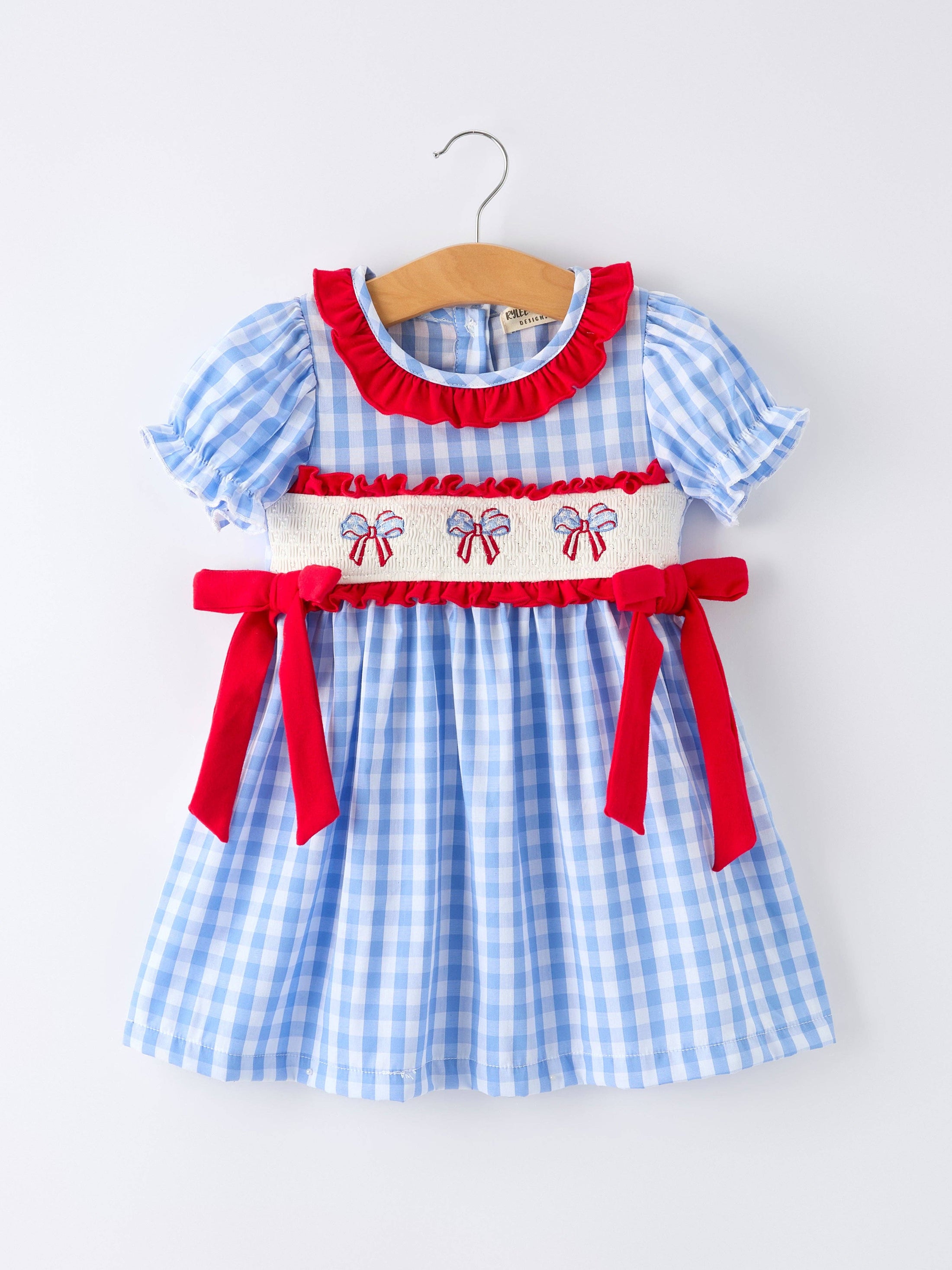 Red, White and Bows Dress