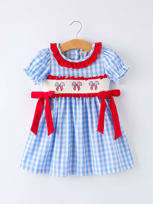 Red, White and Bows Dress
