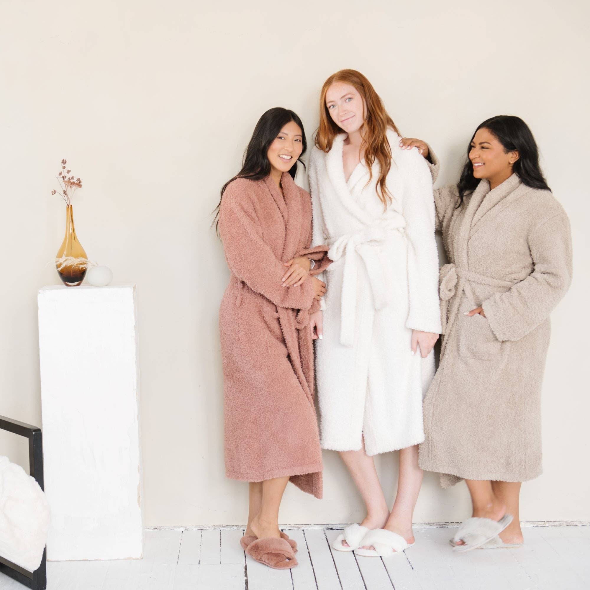 COZY BAMBONI ROBES: French Rose
