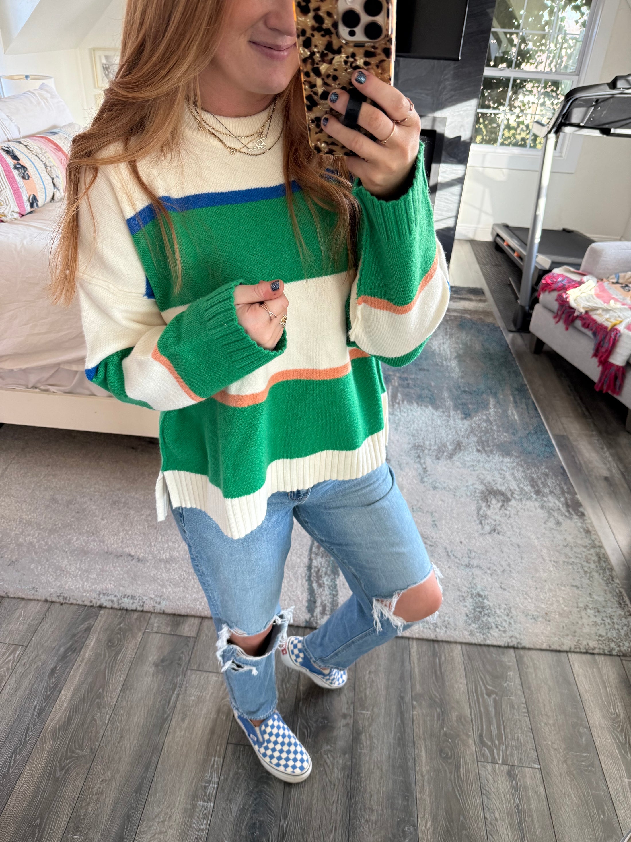 Natalia Striped Sweater