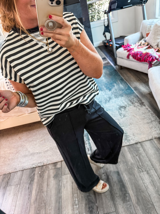 Everyday Luxe Lounge Pants - Black