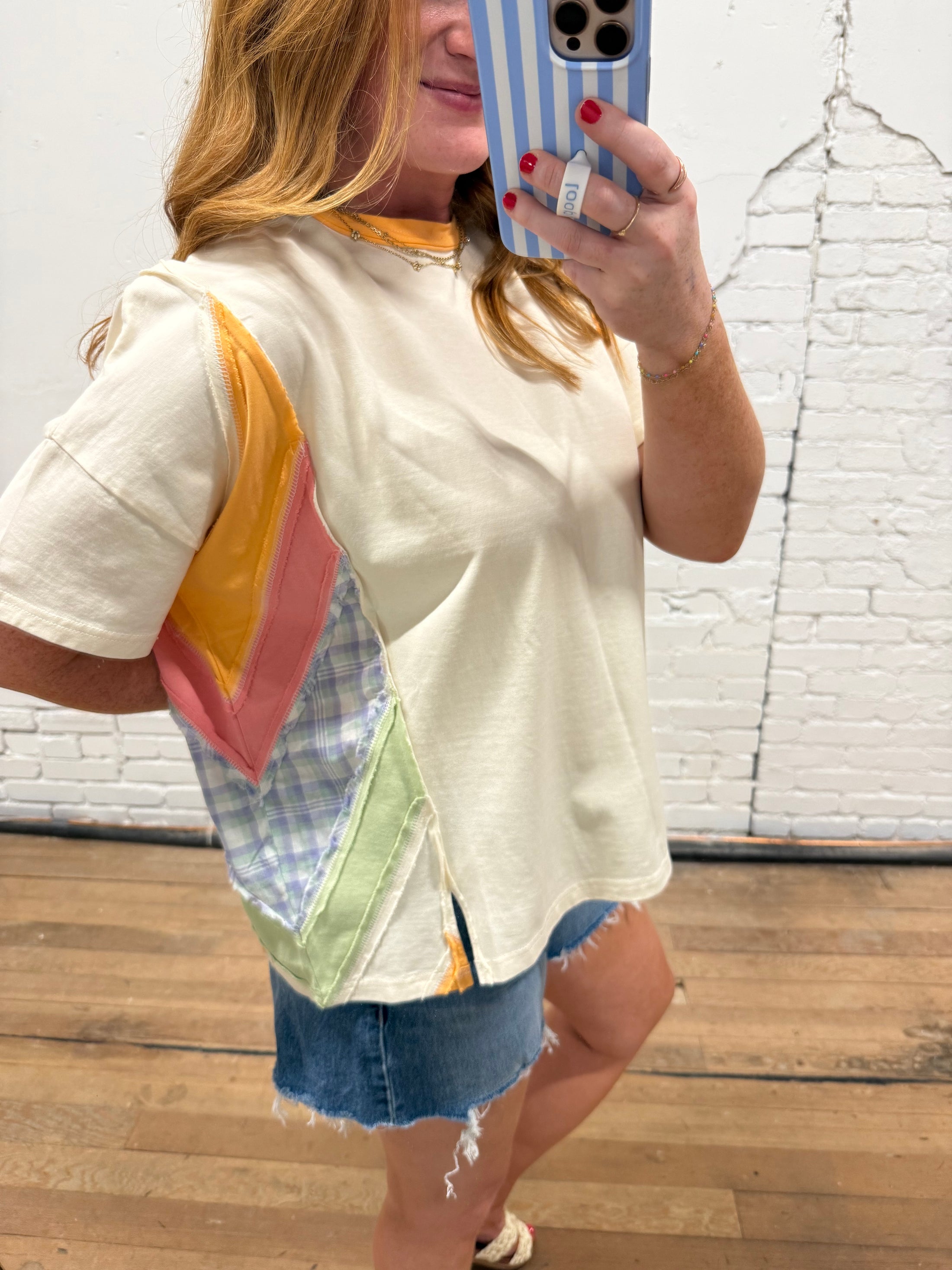 Sunset Colorblock Tee