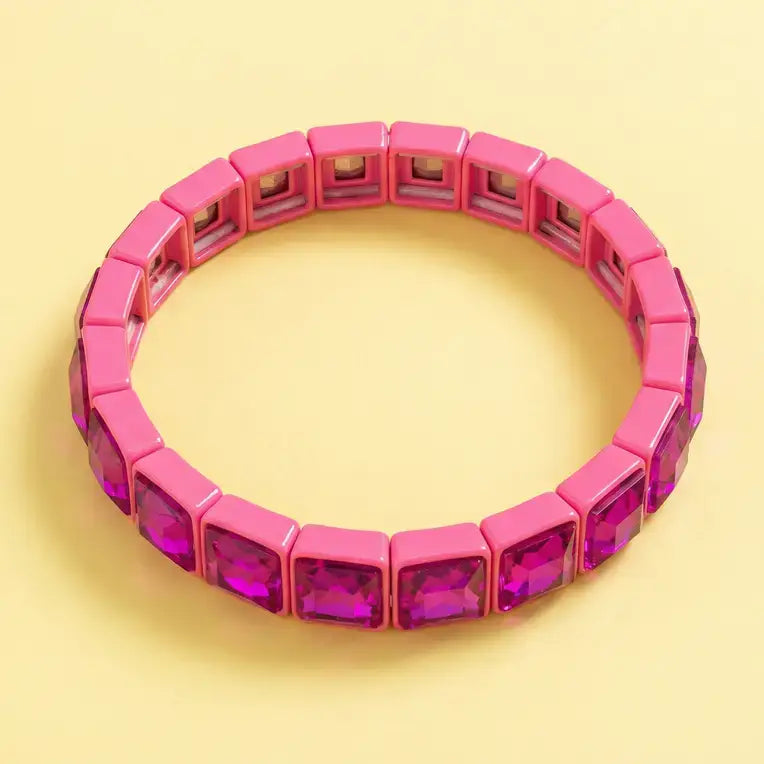 Libby Bracelet - Hot Pink
