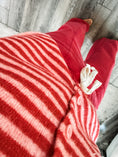 Load image into Gallery viewer, Halley Striped Sweater Top - Flamingo/Red
