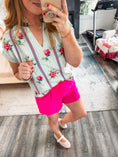 Load image into Gallery viewer, Rosie Stripe Embroidered Top
