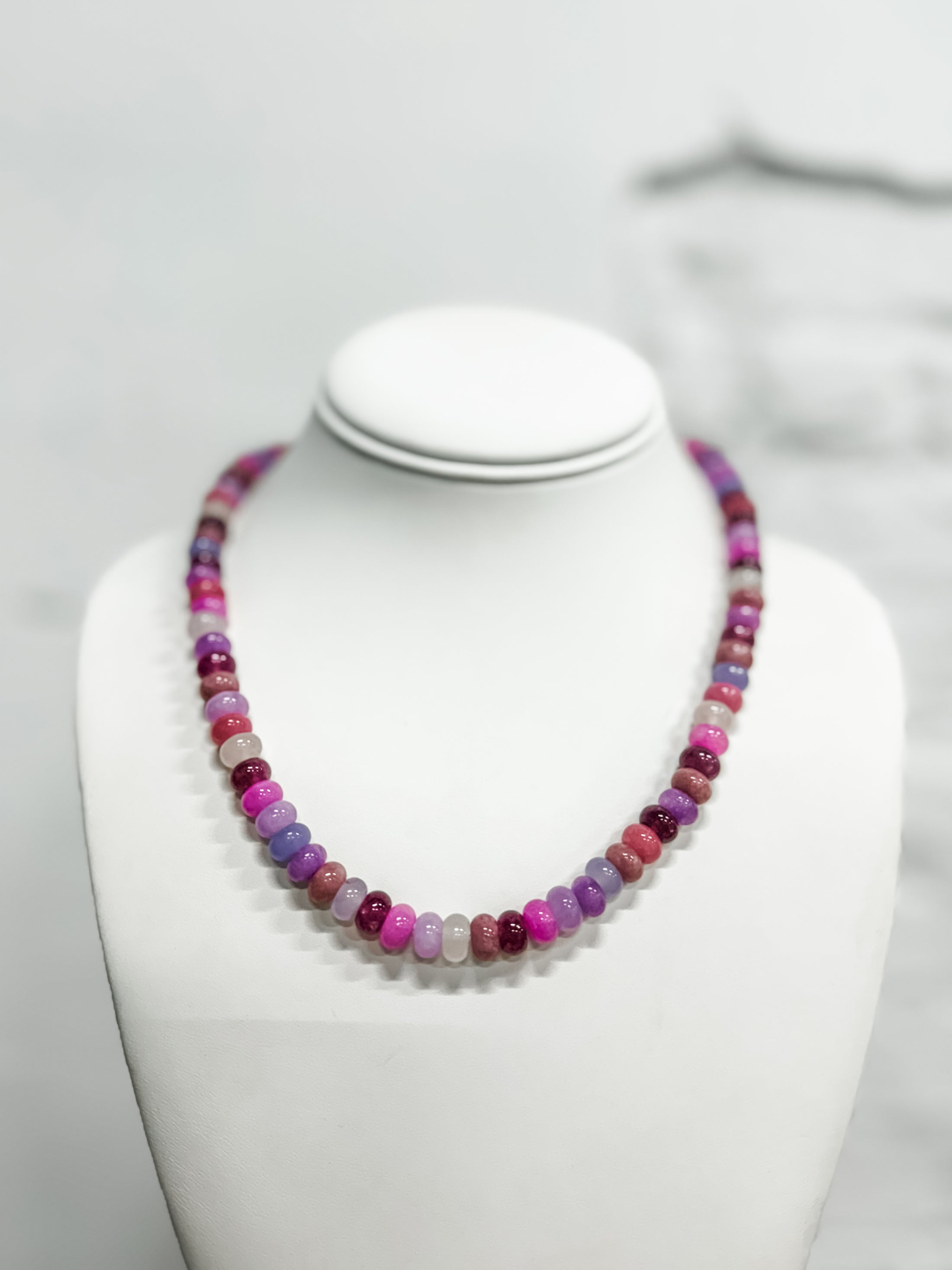 Summer Market Glass Bead Necklace