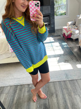 Load image into Gallery viewer, Jenn Striped Sweatshirt
