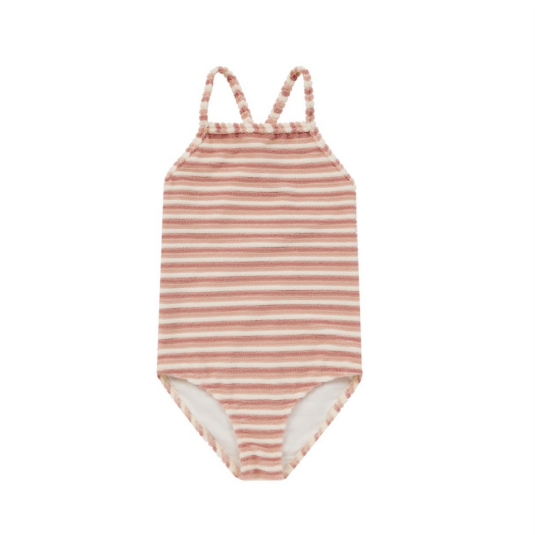 Rylee + Cru Sky One Piece - Pink Stripe