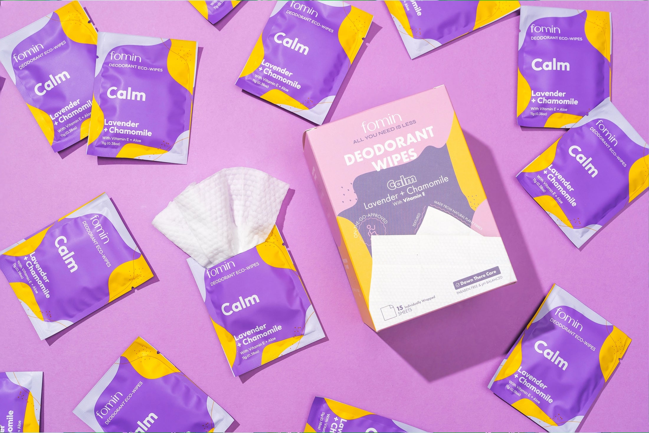Deodorant Wipes - 15 pack