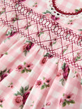 Load image into Gallery viewer, Vintage Smocked Floral Dress
