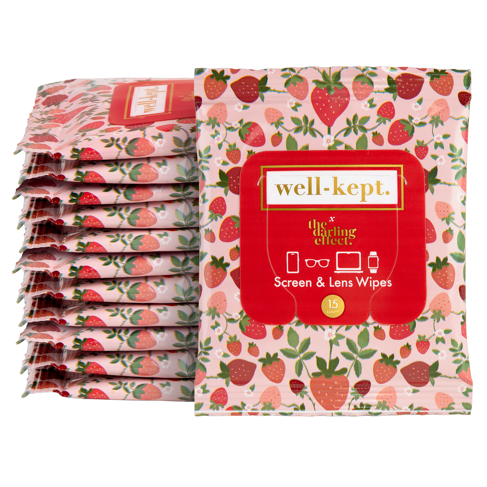 STRAWBERRY FIELDS SCREEN & LENS WIPES
