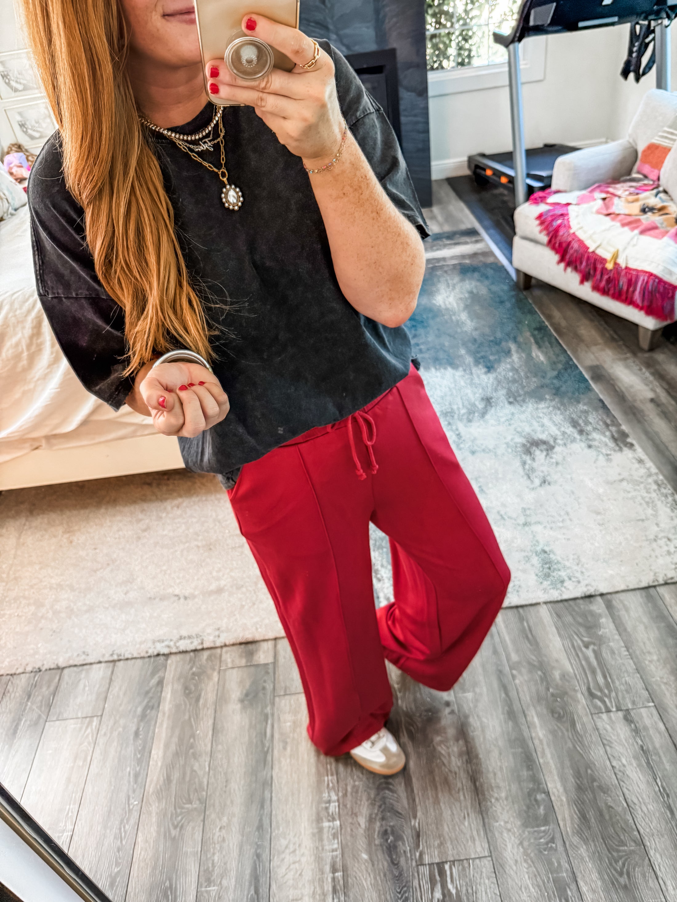 Weekend Oversized Tee - Charcoal