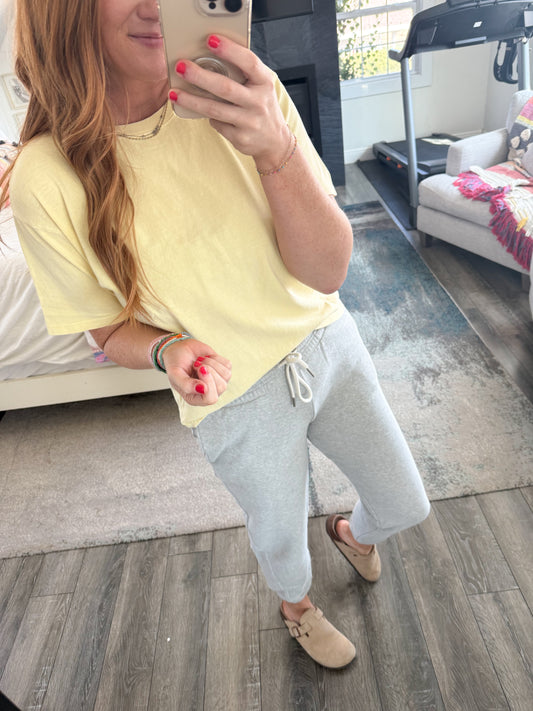 Loranne Spring Tees - Yellow