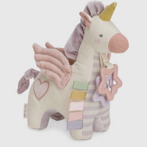 Link & Love Activity Plush and Teether - Unicorn