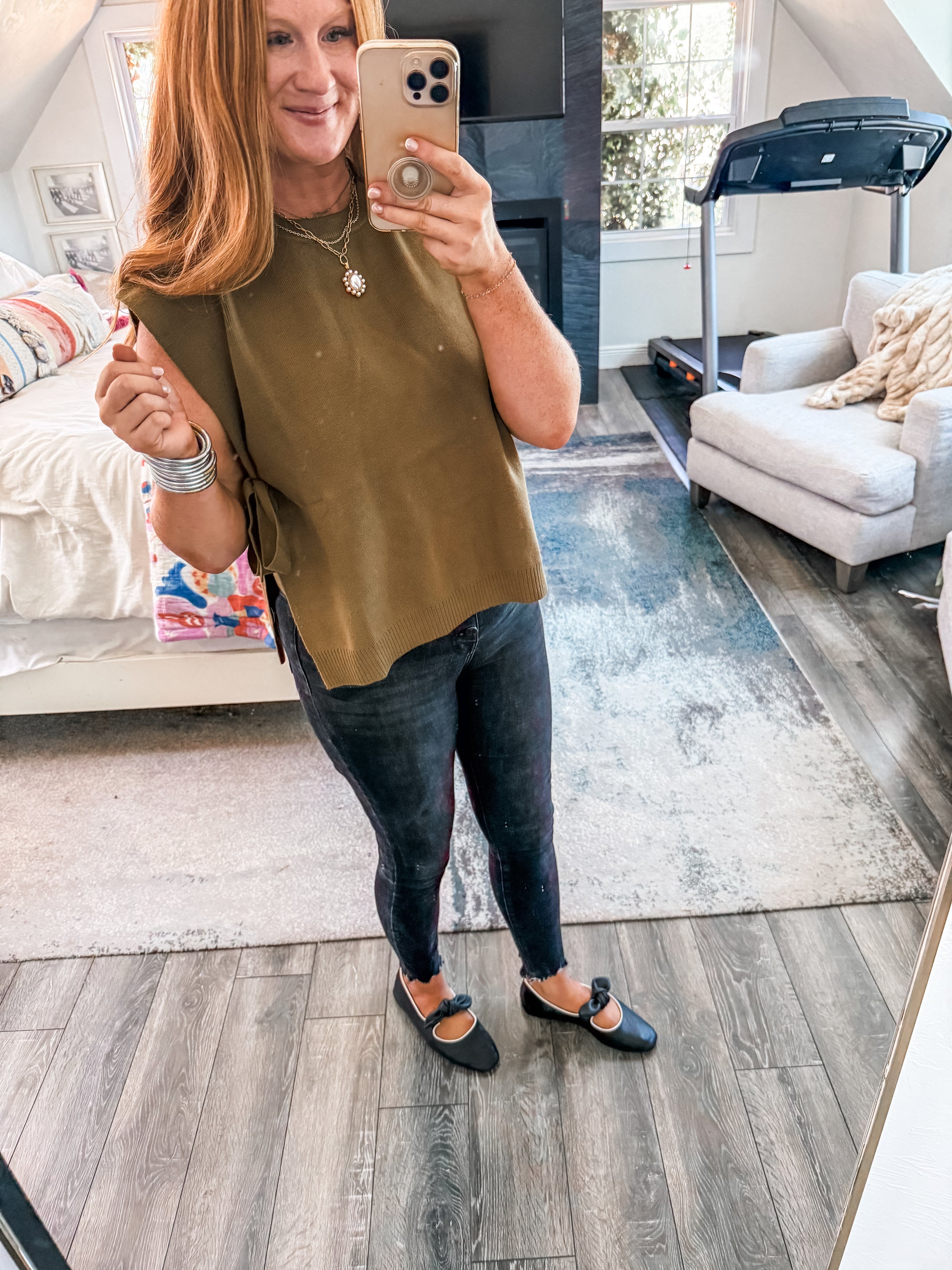 Olive Sweater Vest