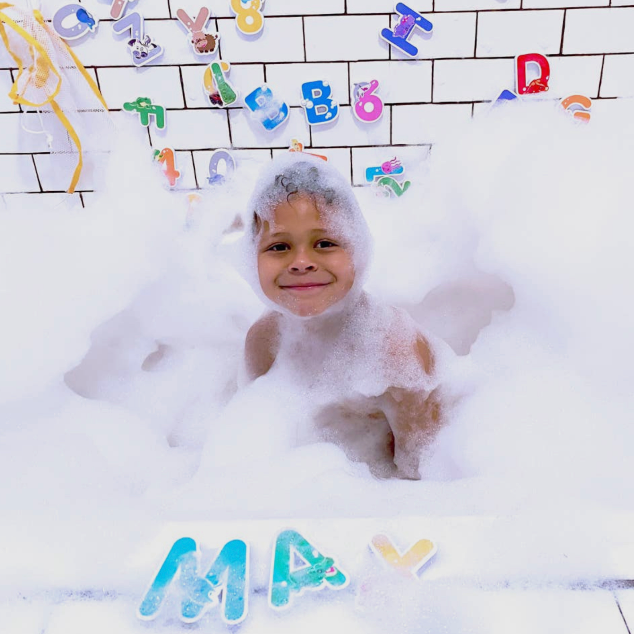 Bath Time Alphabet + Numbers