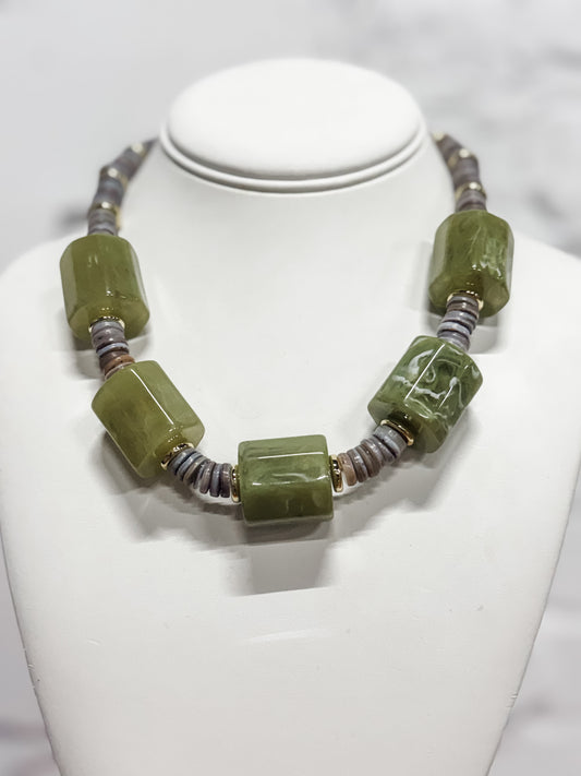 Lindell Linestone Necklace