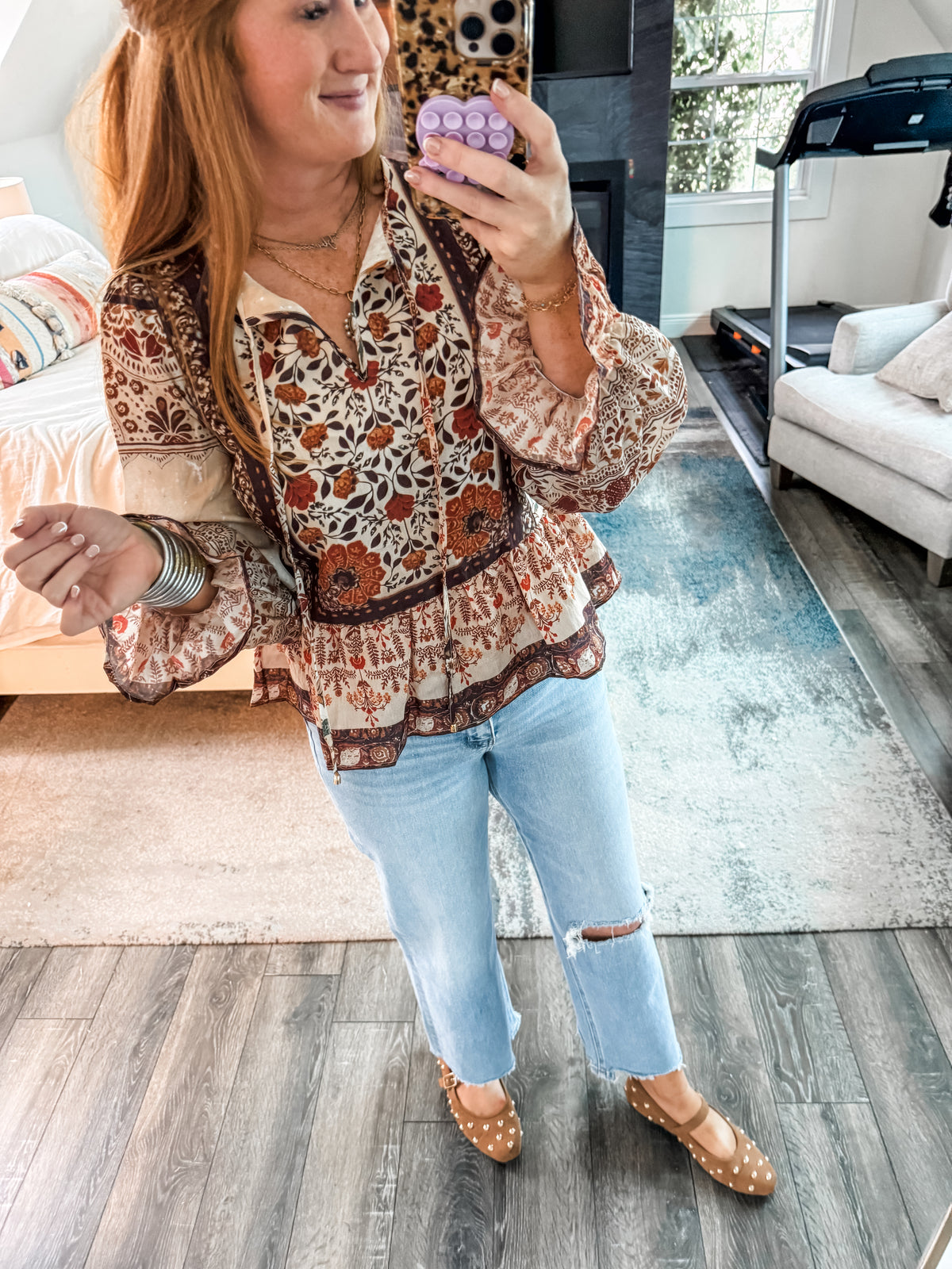 Louisa Floral Top