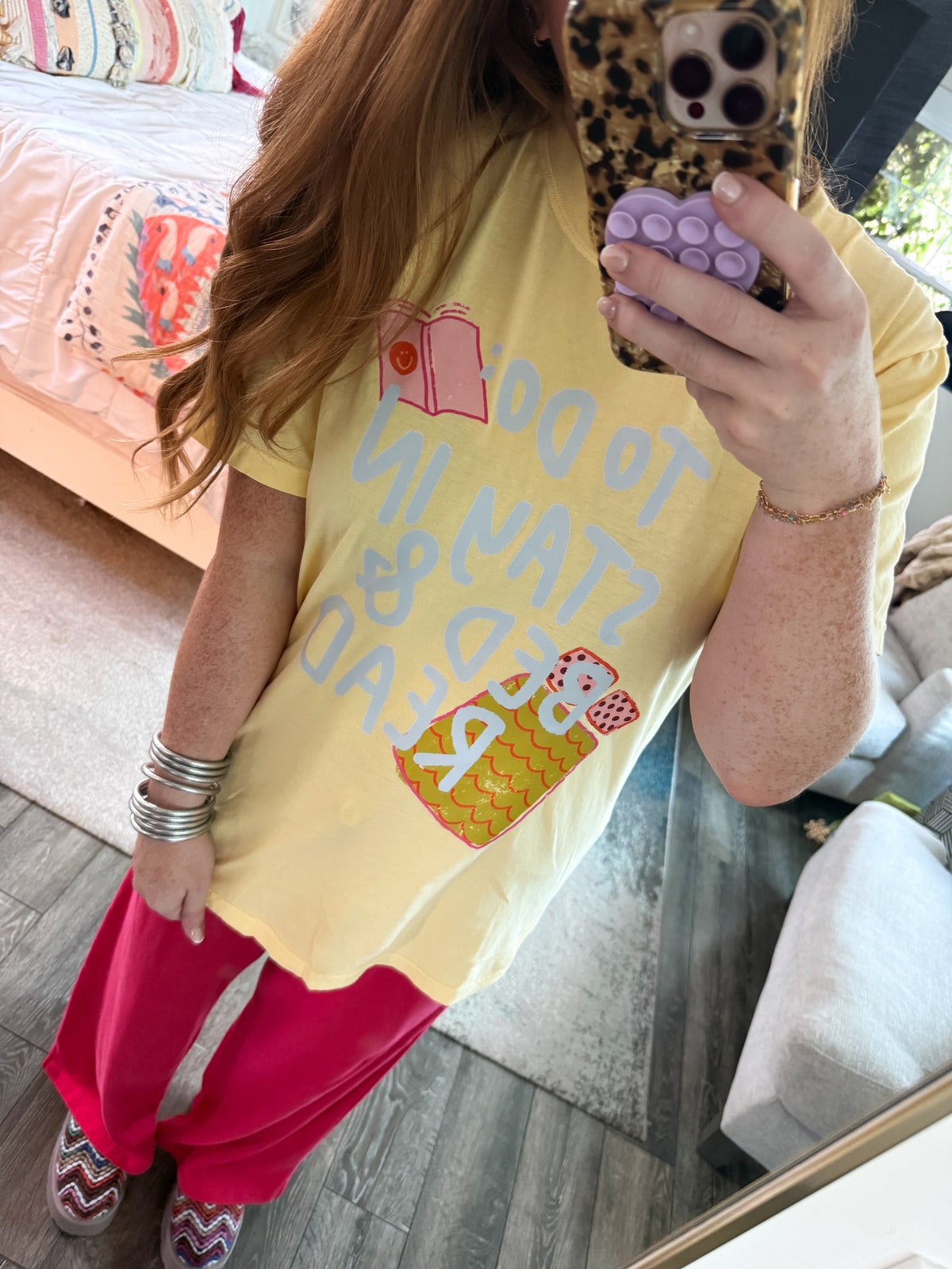 Stay in Bed Graphic Tee