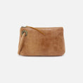 Load image into Gallery viewer, Daisy Daze Large Wristlet - Buffed Whisky
