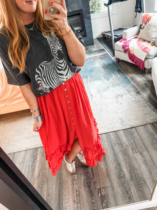 Zebra Graphic Tee