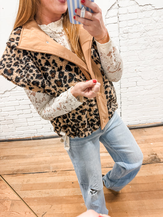 Lennon Leopard Vest