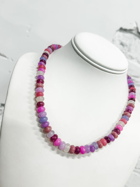 Summer Market Glass Bead Necklace