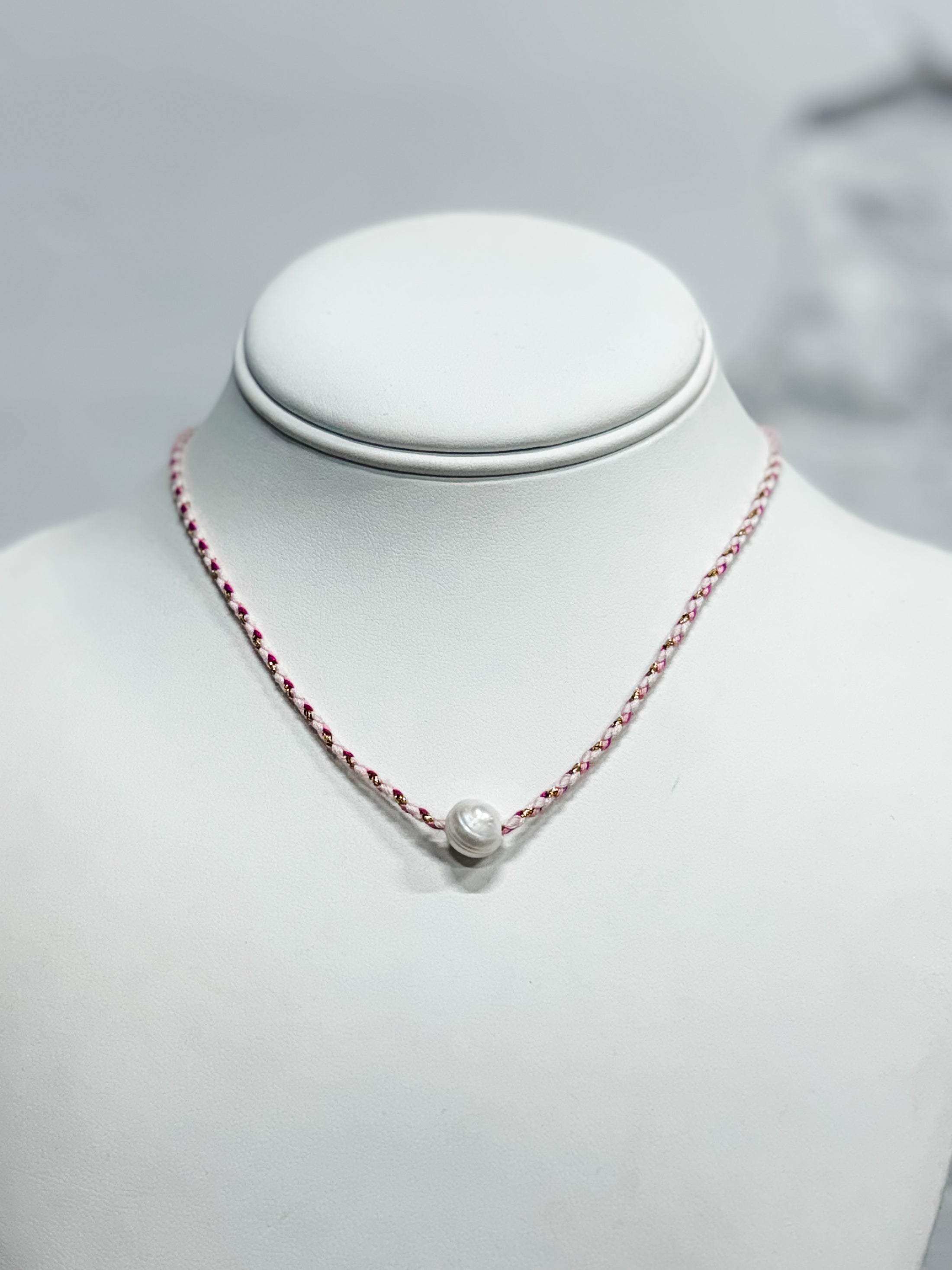 Pink Freshwater Pearl Necklace