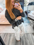 Load image into Gallery viewer, Savannah Button Top - Black

