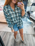 Load image into Gallery viewer, Annie Plaid Button Up
