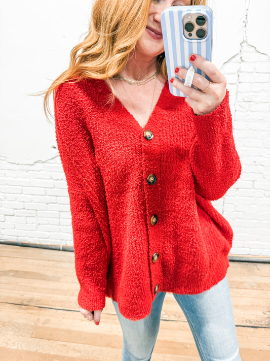 Andie Cardigan - Red
