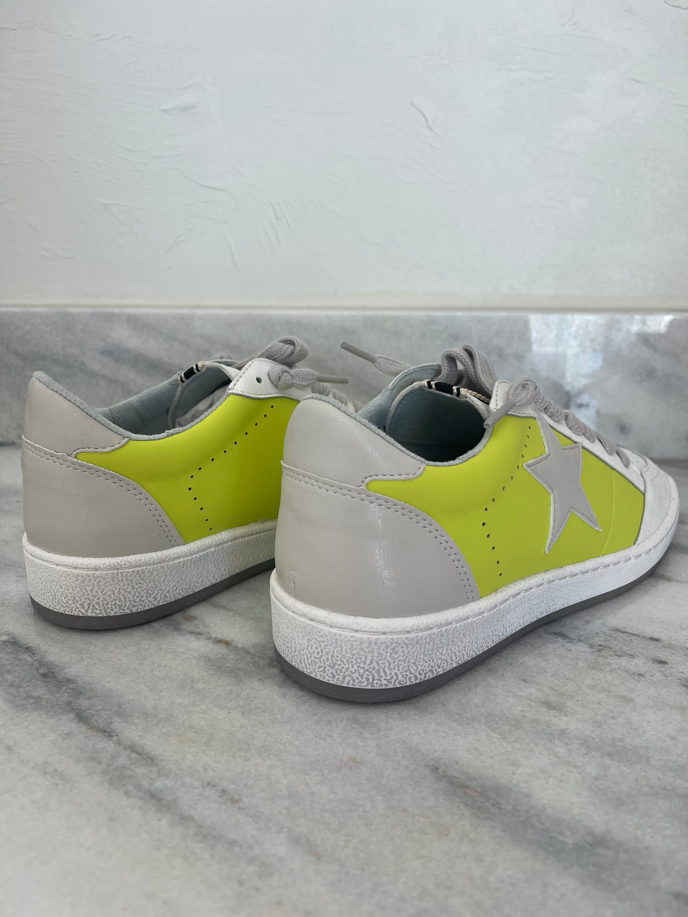 Crew Lime Sneakers