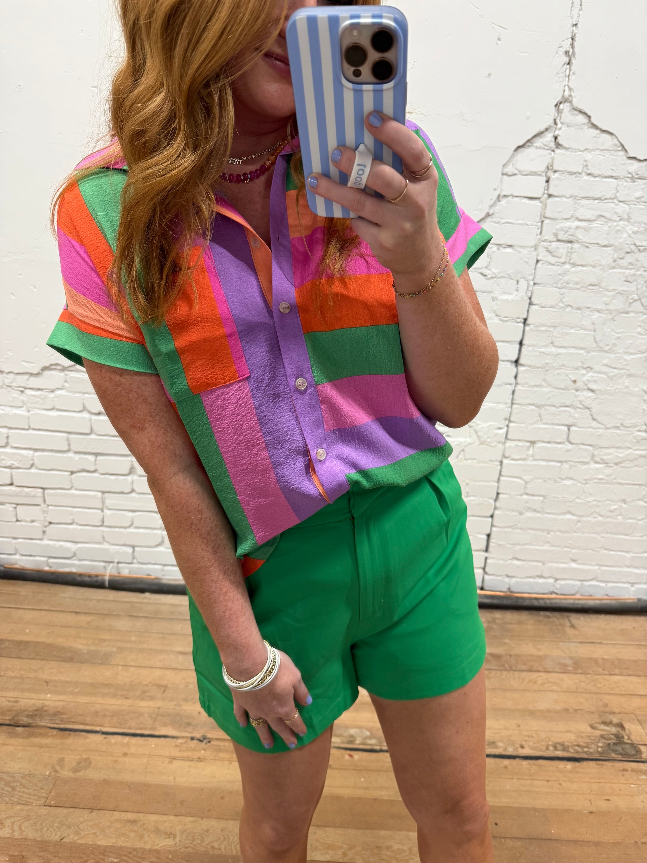 Claire Shorts - Green