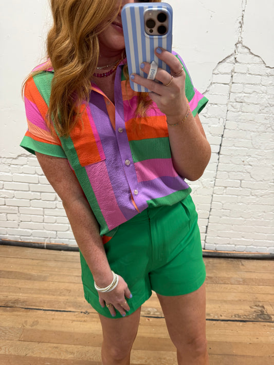Claire Shorts - Green