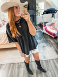 Load image into Gallery viewer, Weekend Oversized Tee - Charcoal

