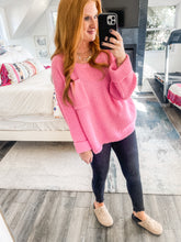 Load image into Gallery viewer, Lena Pocket Sweater - Pink
