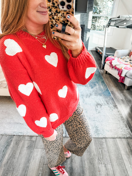 Livi Heart Sweater