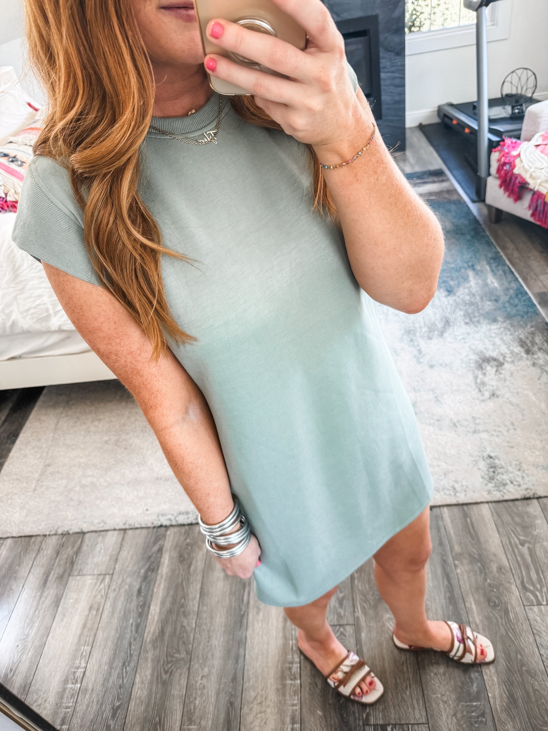 Annie Dress - Sage