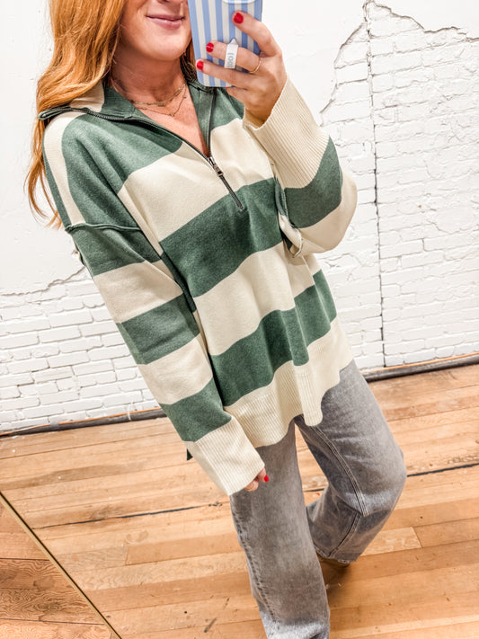 Kasey Striped Pullover
