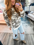 Load image into Gallery viewer, Shy Camo Pullover - Olive
